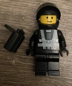 Lego 1875 Meteor Monitor 100% Complete with Instructions Blacktron Space 1990 