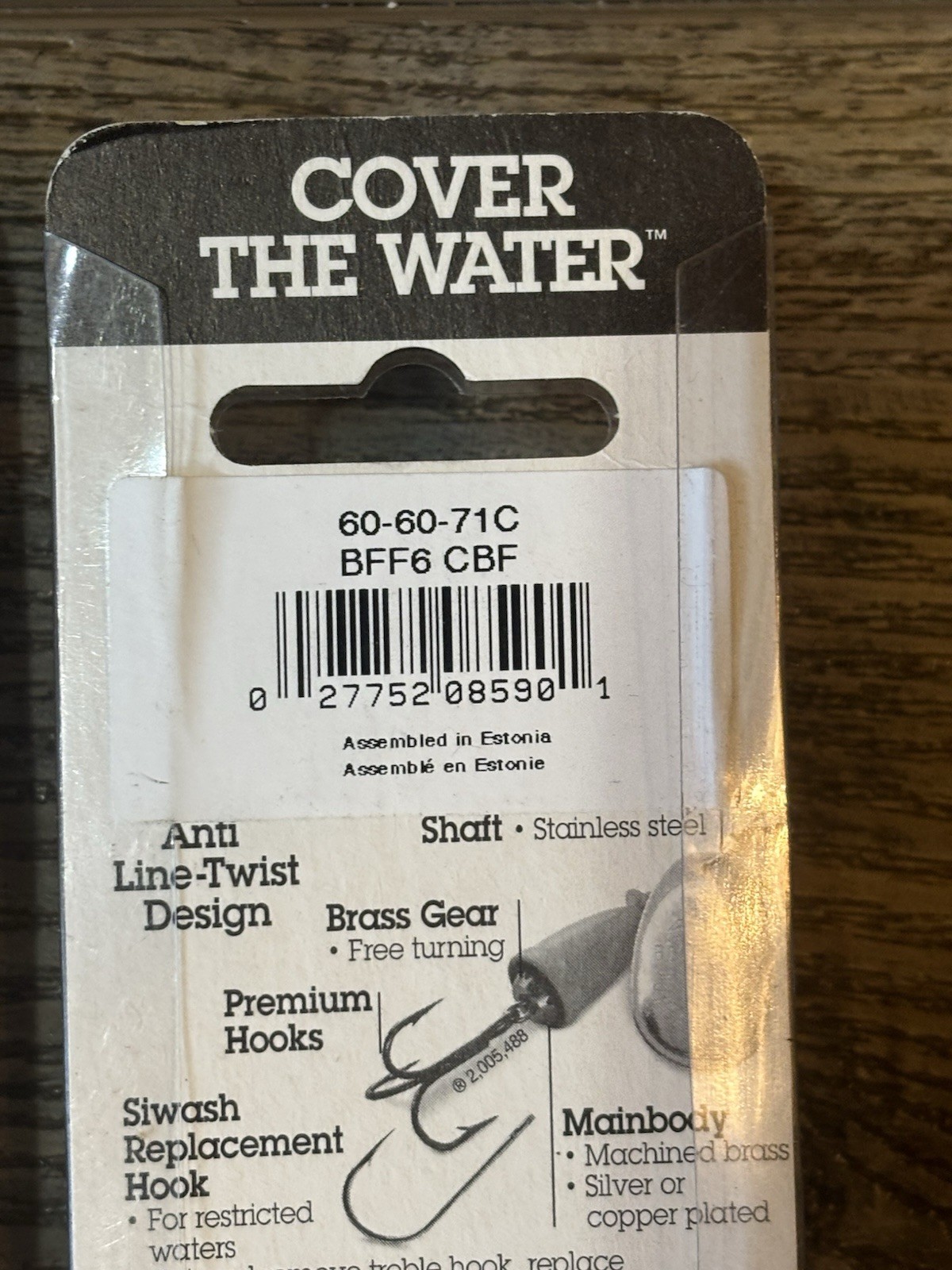 Lot Of (5) NEW Blue Fox Vibrax Size 6 Spinners - Black Body-Silver/Chart Blade. - Image 12