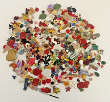 13 oz Mixed Bag Novelty Buttons Plastic Resin Ceramic Wood Metal