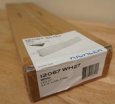 Open Box Kichler White LED 22'' 2700K Under Cabinet Lighting 12067 WH27