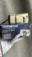 Olympus mju III 120 quartz date - Vintage FilmPoint Shoot compact MINT