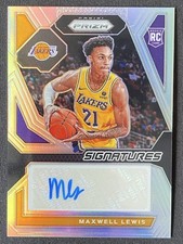 Maxwell Lewis 2023-24 Panini Prizm Rookie Signatures Silver Auto RC #RSI-MAX
