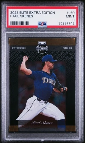 2023 Elite Extra Edition Paul Skenes # 160 PSA 9 Mint LSU Tigers Pirates #1 Pick