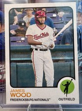 2022 James Wood Topps Heritage Minor Leagues Rookie Card #170 Nationals Gem Mint