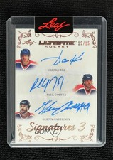 2023 Leaf Ultimate Bronze Spectrum 15/15 Jari Kurri Paul Coffey Auto HOF 11jd