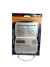 Vintage Sharp Electronics Personal Organizer English Spanish Translator EL-6900B