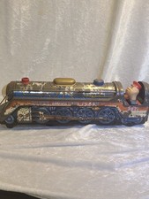 Vintage Silver Mountain 3525 Tin Toy Train Modern Toys Japan As IS Untested