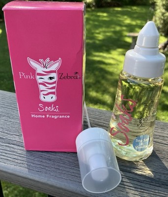 Pink Zebra Soaks Sea Salt Vanilla Liquid Home Fragrance Brand New 3.75 oz Bottle