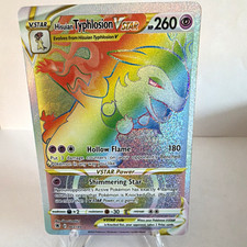 Pokemon Hisuian Typhlosion VSTAR 193/189 Rainbow Secret Rare Astral Radiance NM on eBay