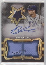 2020 Topps Triple Threads Onyx 13/35 Brandon Lowe #RFPAR-BL Auto 6fs