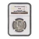 NGC PF68 1964 Accent Hair 50C Kennedy Silver Half Dollar