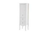 BadmöBel Badezimmer Schrank Holz Hochschrank Weiß Badschrank MöBel 43X36X157Cm