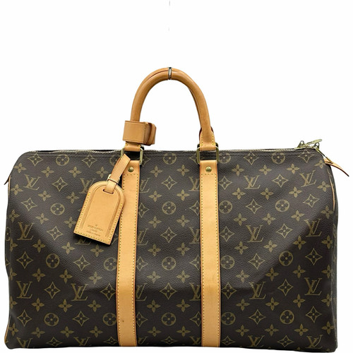 Louis Vuitton Keepall 45 M41428 Brown Monogram Canvas Boston Bag r0_0707