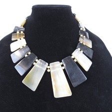 Handcrafted Natural Buffalo Horn Southwest Style Necklace