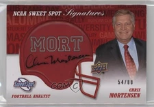2011 Upper Deck Sweet Spot Veteran Signatures /80 Chris Mortensen #SS-MO Auto