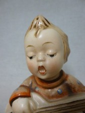 rare very old MI Hummel Goebel Hum 53 ORANGE figurine CROWN + CROWN
