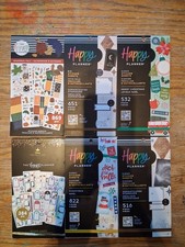 The Happy Planner Sticker Book Lot of 6 Disney Princess Christmas Fall Stargazer