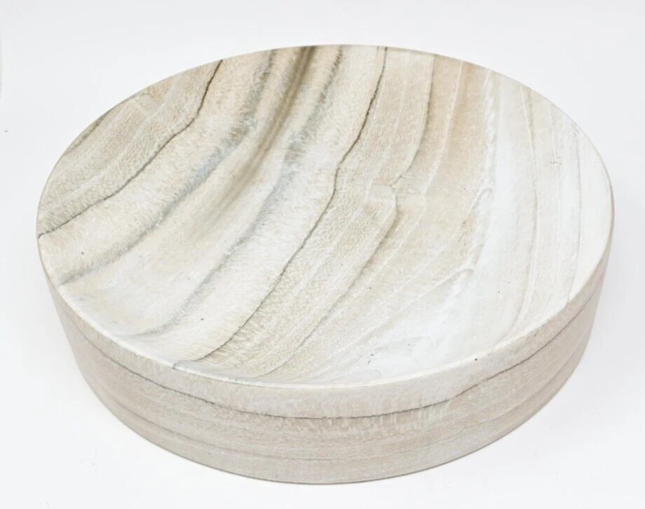 Cuenco decorativo cóncavo natural Howard Elliott Desert Sands Foto 2 de 3