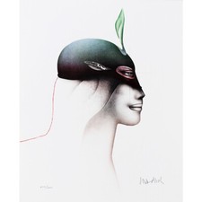PAUL WUNDERLICH - Originallithographie "TÊTE DE FEMME I"