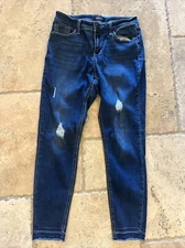 Buffalo by David Bitton Jess Skinny Jeans Size 4/27 Blue Denim Mid Rise