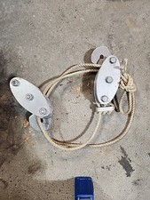 Poly Rope Hoist Pulley Wheel Block  Used Look At Pictures 