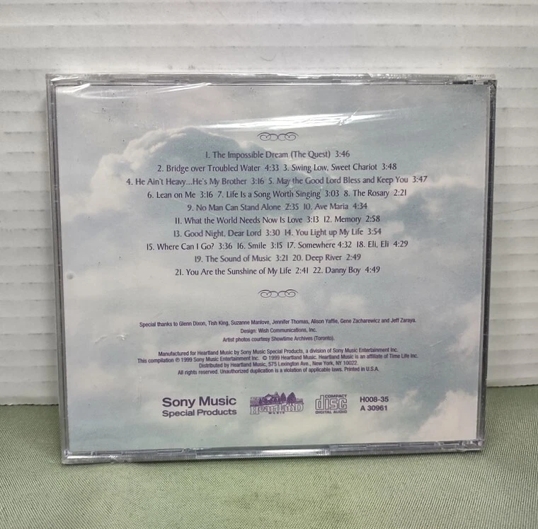 👑 New 22 Inspirational Favorites JOHNNY MATHIS Impossible Dream CD - Image 2 of 4