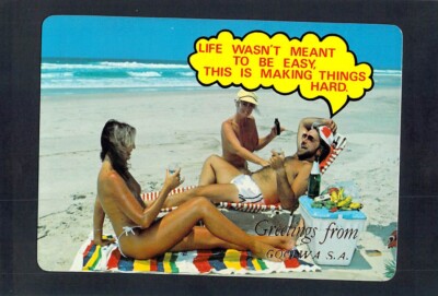 E6135 Australia Humour SA Goolwa Life wasn t meant to be easy postcard