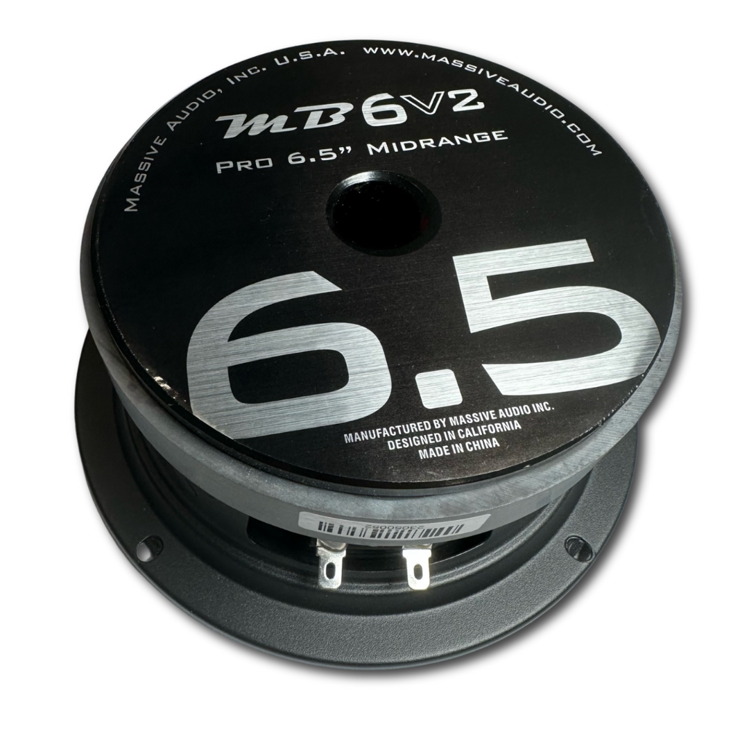 2x Massive Audio MB6 6.5