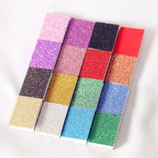 16PC Dollhouse Miniature Vintage Open Glitter Book Set 1:12 Scale Faux Bookshelf