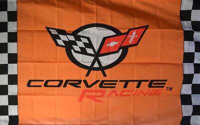Corvette Rally Flags CORVETTE RACING ORANGE 3'X5' POLY FLAG | eBay