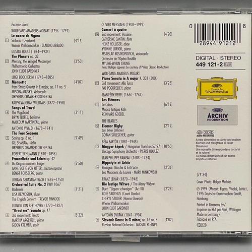 Klassik, Operette, Classic Musik CD/CDBOX Auswahl (Nur 1 mal Porto)+Multirabatt - Bild 259 von 538