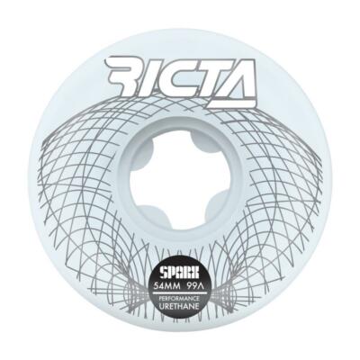 Ricta Wheels Wireframe Sparx Skateboard Rollen 99a weiß 54mm