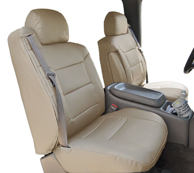 CHEVY SILVERADO 20032006 BEIGE LEATHERLIKE CUSTOM MADE FRONT SEAT
