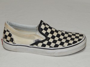 vans beige checkered
