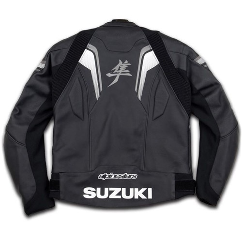 Chaqueta de Cuero Suzuki Hayabusa GP Plus R V3 TALLA 60 990A0-21114-060 - Imagen 3 de 4