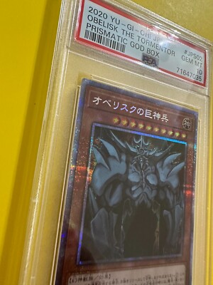 PSA 10 Yu-gi-oh Obelisk The Tormentor Prismatic God Box PGB1-JPS02
