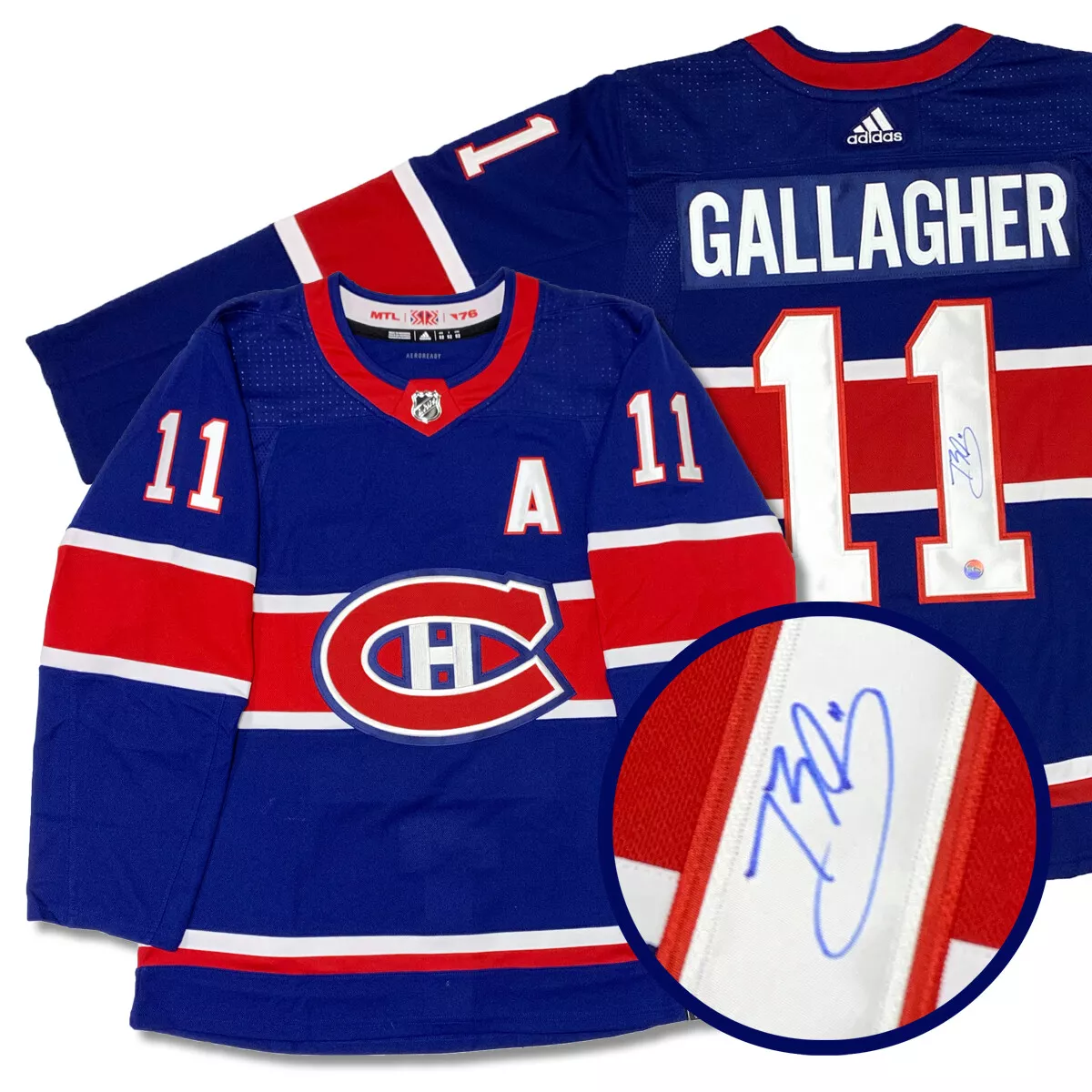 Montreal canadiens cheap jersey gallagher