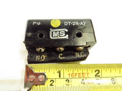 Microswitch DT-2R-A7 Basic Switch, 10Amp 125/250V, Made in USA