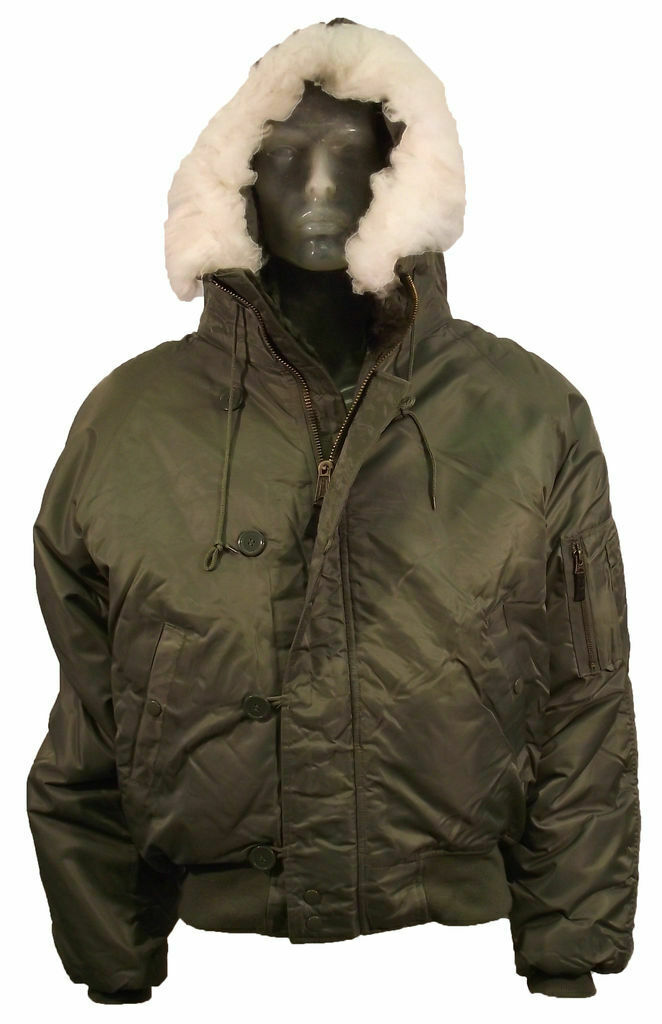 N2B Flight Jacket Parka Army Military Warm Winter Snorkel N2B Flight Jacket Parka Army Military Warm Winter Snorkel