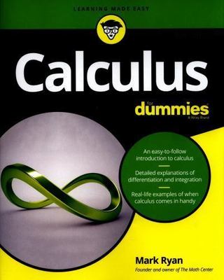 Calculus For Dummies (For Dummies (Lifestyle)), Ryan, Mark, Good Book