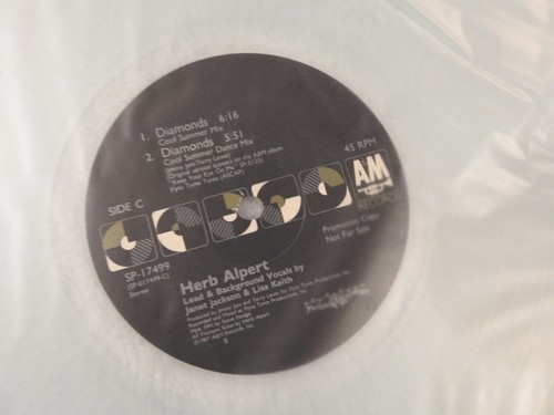 Herb Alpert "Keep Your Eye On Me" Pristine NEVER PLAYED PROMO 3 Colored Vinyl!! - Picture 6 of 11