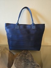 Haveys Mini Streamline Seatbelt Navy Blue Purse Tote