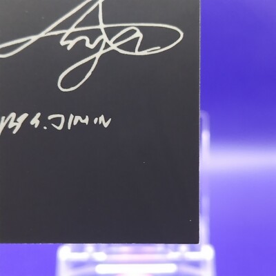 JIMIN BTS Signed Photocard K-POP Goods Photo Card Cards From