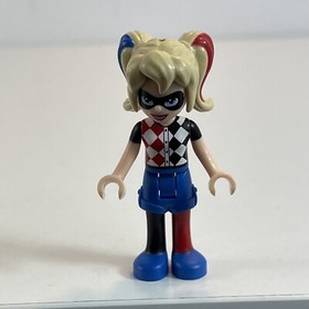 Lego Batman Harley Quinn minifigure 41231 DC Comics Super Hero Girls VGUC C16-3 