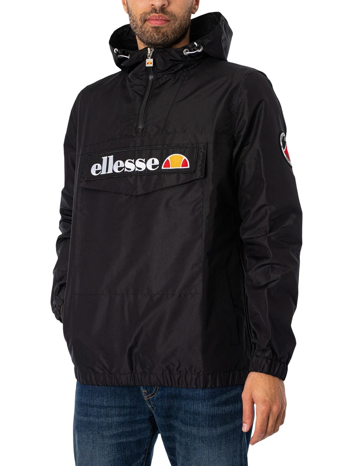 Ellesse Men's Mont 2 Overhead Jacket, Black - Image 2 of 4