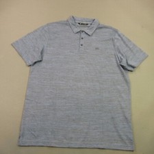 Travis Mathew Shirt Mens 2XL Polo Short Sleeve Outdoors Golf Lightweight Blue