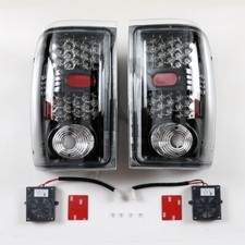Led For 2001-2005 Ford Ranger Pickup Tail Lights Rear Brake Lamps Smoke Lens