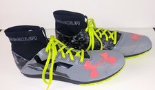 Mens Size 11 Under Armour Track Field grey Racing Shoes XC Charged Bandit
