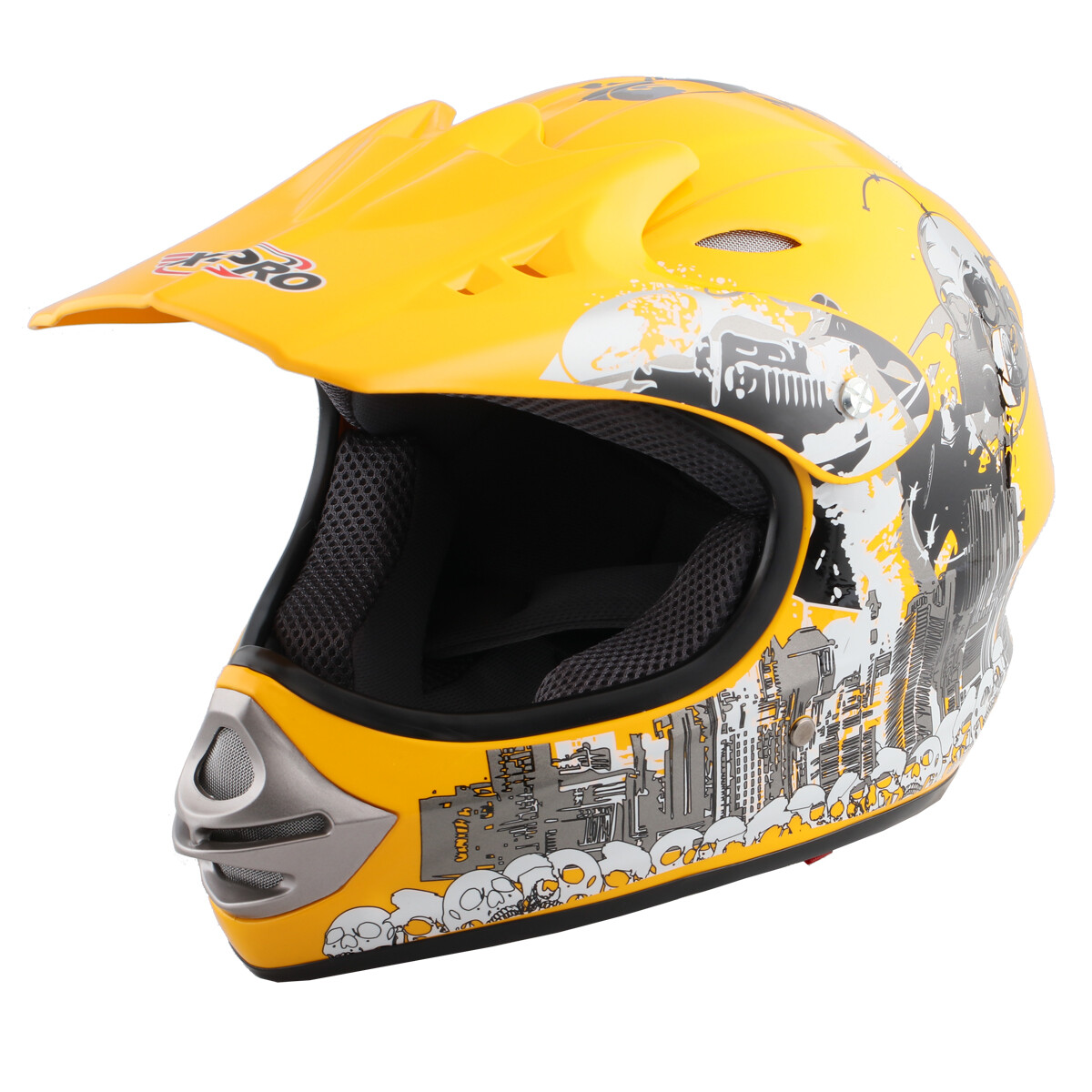 X-PRO DOT Approved Youth Motocross Off-Road Helmet,Kid Cross