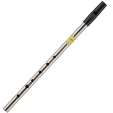 Feadog Nickel Pro Irish Tin Whistle Key of D Penny Flute Made in Ireland
